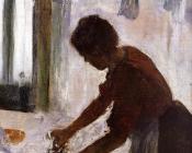 埃德加 德加 : Woman Ironing